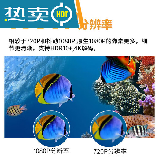 CC New 4K Smart Projector Home Office Conference Ultra-clear Daytime Direct Projection Black (Android Model) US Standard