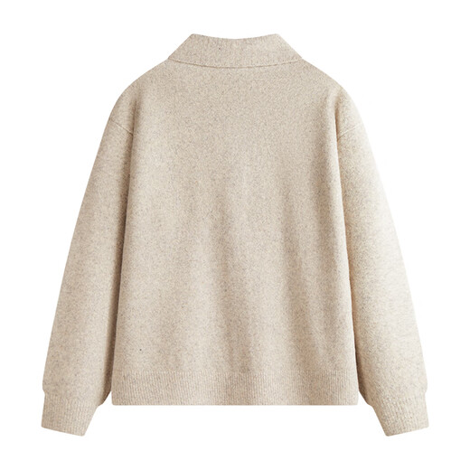 Navigare Italian dinghy slightly off-shoulder cardigan men's knitted cardigan comfortable skin-friendly sweater jacket casual top Cuban sand S