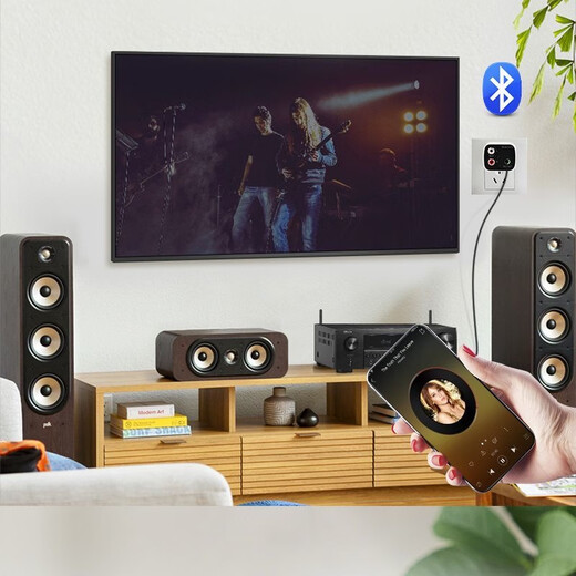 其他品牌6.0蓝牙音频接收器连接音响转接老式功放立体声专用适配改装无线 蓝牙接收器（单机无音频线）