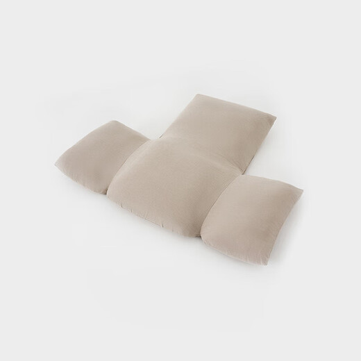 MUJI cushioned sofa, freely adjustable lazy sofa, single/double sofa available for folding bedroom balcony, beige/1 seater