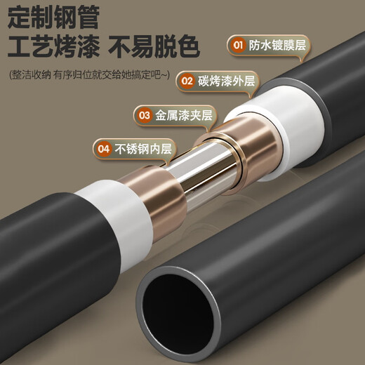 Yimo coat rack, floor-standing vertical dormitory clothes rack, bedroom-specific balcony clothes drying rack, parallel bar single layer