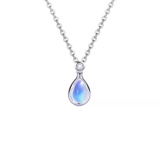 Farcoko brand pt950 platinum necklace Rupert's Tears for women, high-end platinum clavicle chain birthday gift for girlfriend pt950 platinum Rupert necklace - exquisite high-end gift box