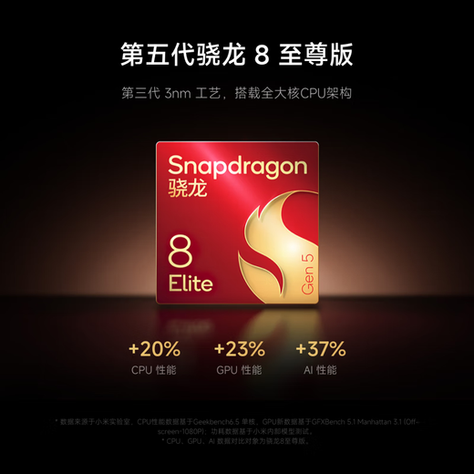 Xiaomi (MI) 17 5th Generation Snapdragon 8 Extreme Edition Light Hunter 950 7000mAh Xiaomi Jinshajiang Battery White 12GB+256GB