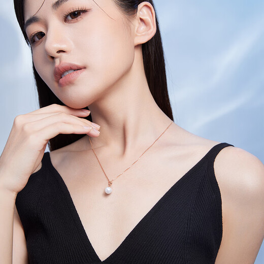 Saturday Fortune Jewelry 18K red gold pearl pendant for women birthday gift X0411332 does not include chain