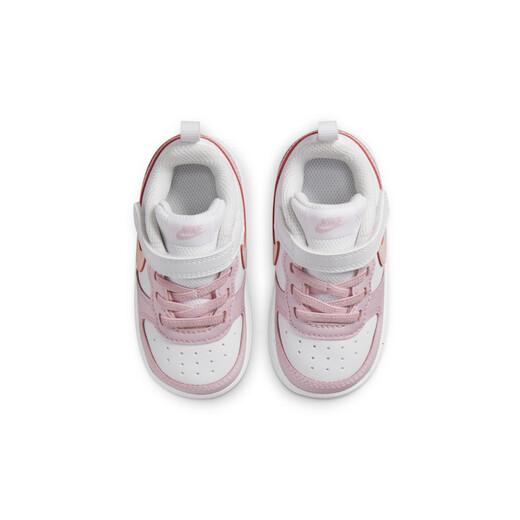 Nike Cool Ananas Bébé Baskets Plates Velcro Hiver Nouveau Style Garçons et Filles NIKE COURT DQ0493 100 Blanc/Foam Powder 27