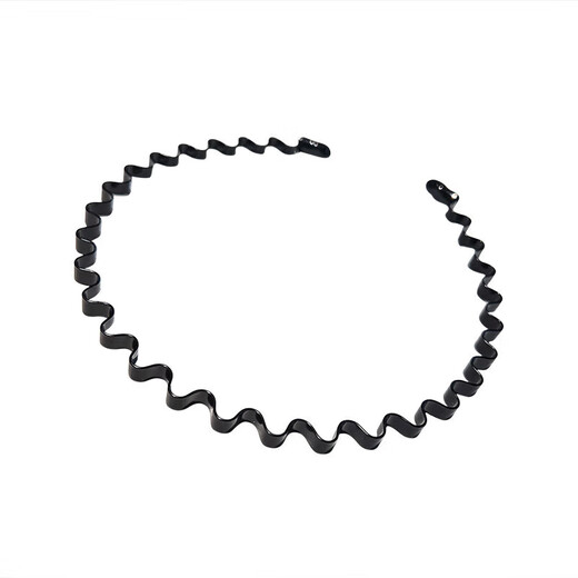 
Men's headband simple invisible sports tie hair strap trendy men's back head black wavy face washing non-slip headband hair accessories for women men's headband 2 mixed colors