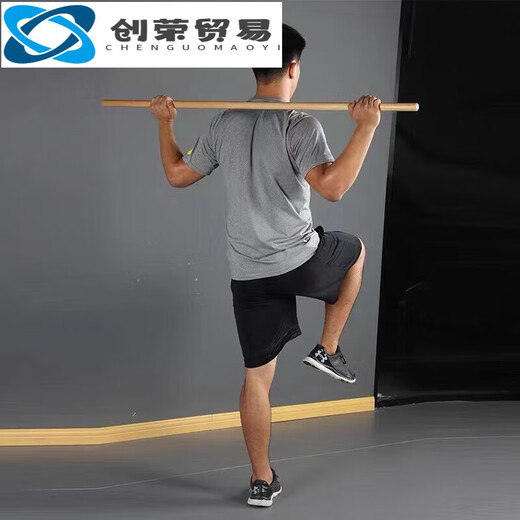 ZKHE Hanouli Yoga Pilates training equipment evaluation stick spine stick fitness stick rehabilitation wooden stick body stick 1.2 thick 2.3 cm paulownia long 1 meter