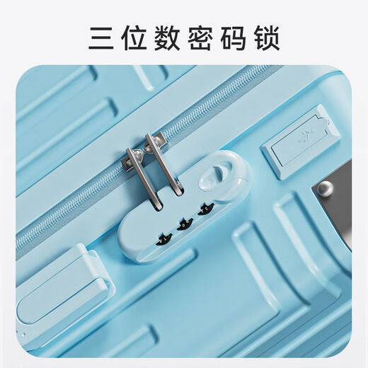 Xiaomi Xiaoai ecological chain same style suitcase new trolley case password box universal wheel student large capacity strong B618 black + with cup holder + USB interface 26 inches 26 inches student accommodation, back to school