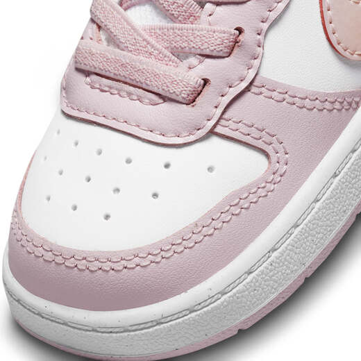 Nike Cool Ananas Bébé Baskets Plates Velcro Hiver Nouveau Style Garçons et Filles NIKE COURT DQ0493 100 Blanc/Foam Powder 27