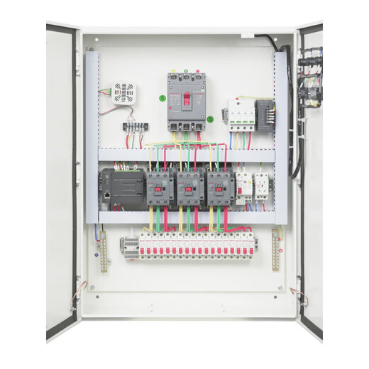 CLP Powerful LED Display Intelligent Distribution Box PLC Indoor and Outdoor Waterproof Large Screen Distribution Cabinet 60KW Central Control White Indoor 60KW 800x600x200mm_1mm