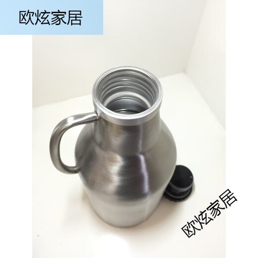 Sailoto 4L2L threaded cover double-layer insulated stainless steel beer barrel homemade craft beer insulated handle beer bottle 4L brand new