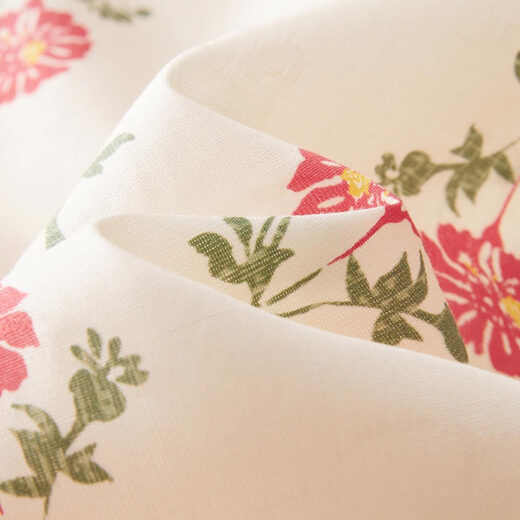 INMAN pure cotton French pastoral floral shirt women's 2025 early autumn new style literary comfortable vacation long-sleeved shirt rice apricot bottom printing S