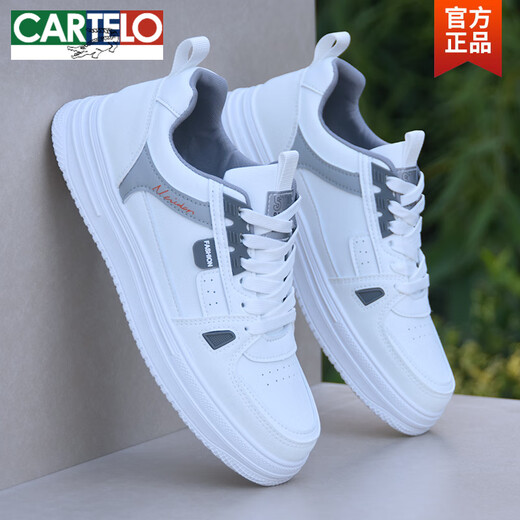 Chaussures Cartelo pour hommes au printemps et automne 2025 Nouvelle semelle douce pour hommes Chaussures blanches respirantes pour les hommes Student polyvalent Trendy Casual Board Chaussures BK9910 Black 39