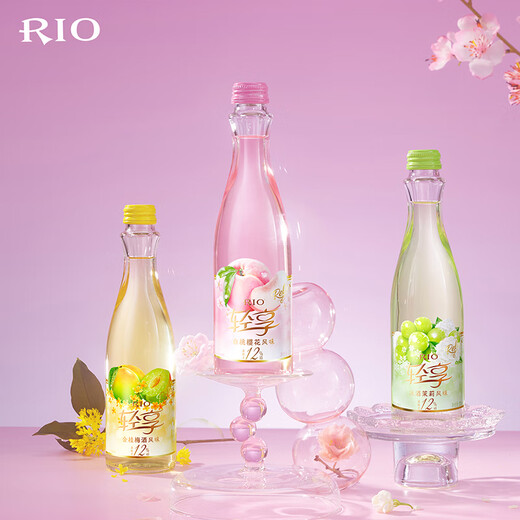 RIO cocktails, foreign wines, pre-mixed wines, low-alcohol fruit wine, 12% 300ml*6 bottles, ladies’ engagement liqueur