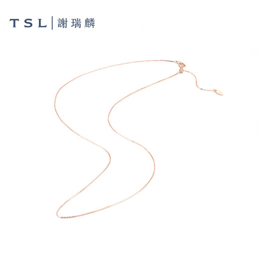 TSL Xie Ruilin 18k gold necklace temperament fine sweater chain set chain adjustable AG414 18K gold chain