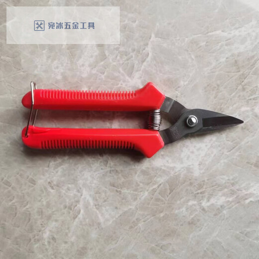 Naixun plastic steel belt scissors, foam rattan scissors, rattan scissors, weaving tools, special handmade basket scissors, plastic steel belt scissors