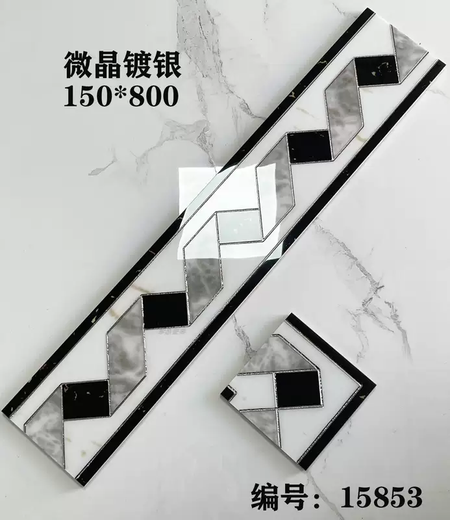咏幻镀金800x150波导线餐厅腰线客厅大理石包边条卧室收边条佛山 15869