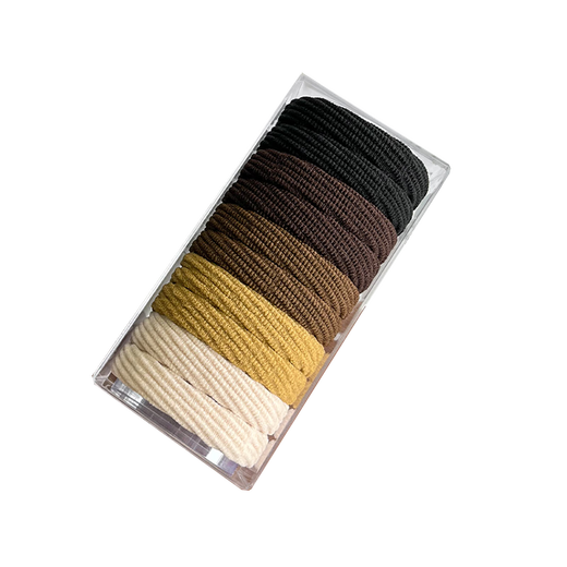 Ye Feili 10 high ponytail hair ropes are durable and do not hurt the hair. Threaded rubber band sewing hair ropes for women to tie their hair. High elastic hair ties.