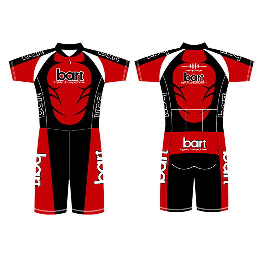 Bart spring and summer speed skating clothing warm-up clothing sports speed skating cycling clothing skating clothing roller skating clothing competition speed skating clothing short-sleeved speed skating clothing S