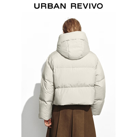 UR2025 new winter women's casual double zipper hooded loose down jacket UYY150058