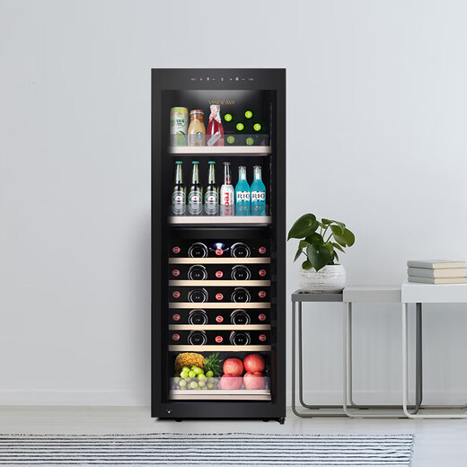 Vinocave wine cabinet constant temperature wine cabinet compressor refrigerator moisturizing home living room fresh wine refrigeration multi-functional model - JC-170BD - 160L red wine cabinet