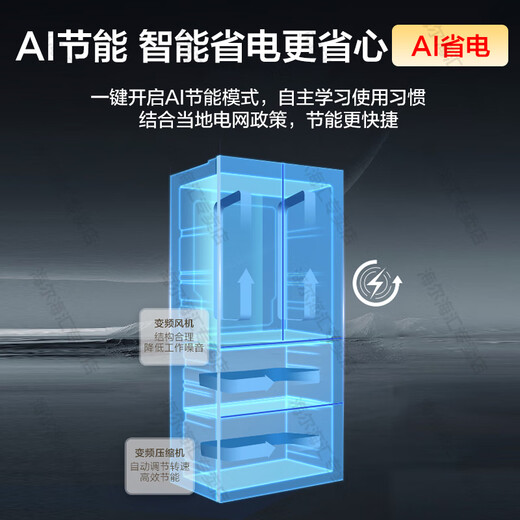 Haier Refrigerator produces Tongshuai Refrigerator 575 Dual System Dual Cycle French Multi-Door Dual Purification System New Level Energy Efficiency Dual Frequency Conversion Large Capacity Home Refrigerator New Product Launch + Global Full Purification System + Dual System + Three-speed Variable Temperature
