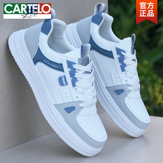 Chaussures Cartelo pour hommes au printemps et automne 2025 Nouvelle semelle douce pour hommes Chaussures blanches respirantes pour les hommes Student polyvalent Trendy Casual Board Chaussures BK9910 Black 39