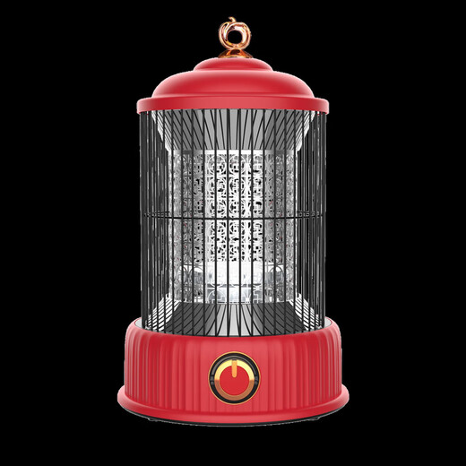 Birdcage heater household small energy-saving electric grill under the table fast heating small sun 2025 new grill stove Chinese red carbon crystal plate stepless temperature control