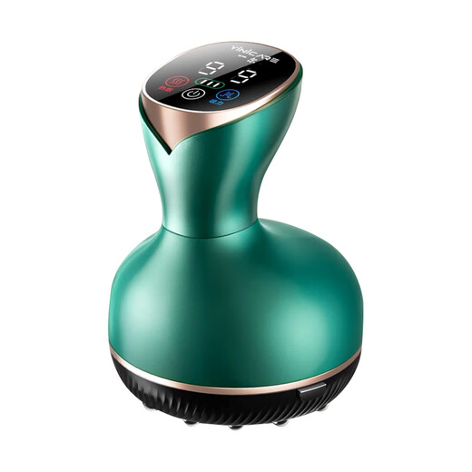 Yier electric scraping instrument, electric cupping device, household scraping tool, meridian dredging, scraping brush, negative pressure cupping device, gift from mother and family, upgraded scraping device, cupping + red light hot compress + 2 bottles of essential oil