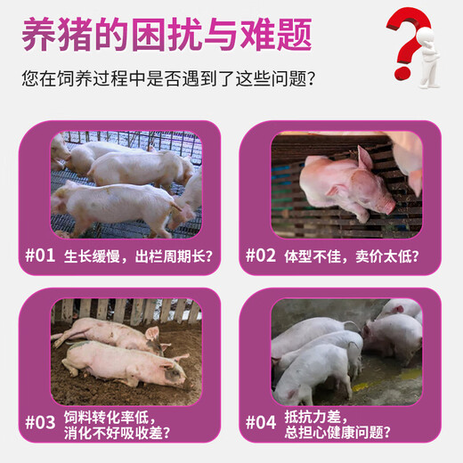 Nongdali Nongdali 4% growing and fattening pig premix for piglets, medium and large pigs, universal precise nutrition and strong skeleton 20kg 4% premix N454