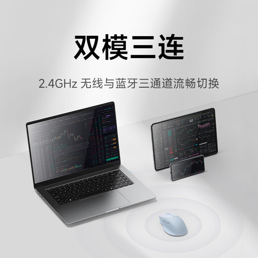 Xiaomi (MI) Souris sans fil 3 couleurs Comfort Edition Blanc 2,4 G Souris Bluetooth Ergonomique Silencieuse Bureau Xiaomi Souris Convient aux ordinateurs portables et de bureau Xiaomi