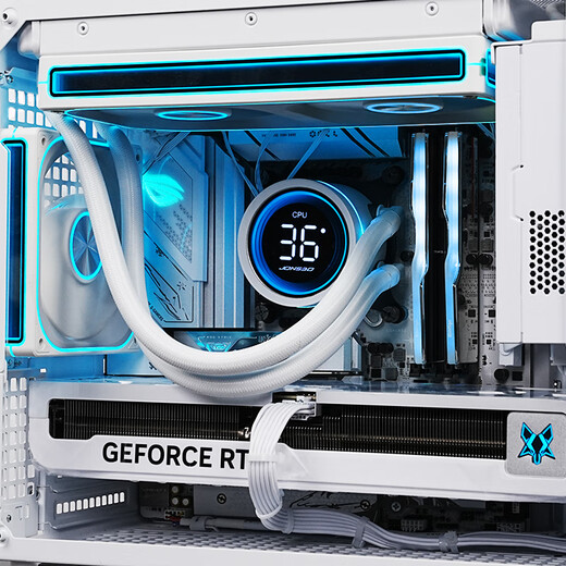 ASUS ROG Kobuki Snow intel Ultra7 265KF/RTX5080/5070TI/5060TI pure white mini ITX desktop assembly computer game console Qiao Sibo Z20 with six丨U7 265KF丨RTX5080