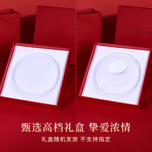 Chow Tai Fook Freshwater Pearl Necklace Mother's Style Plain Pearl Clavicle Chain Mother's Day Birthday Gift for My Girlfriend and a Beautiful Box Pearl Plain Chain-6-7mm