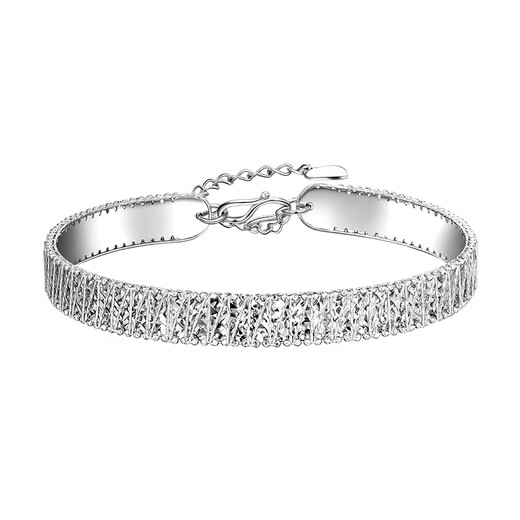 Heye Jewelry Explosive Starry Net Brushed Platinum Bracelet Women's Bracelet pt950 Women's Platinum Opening Adjustment 10.09g Can be worn with a net hand circumference of 14cm to 16cm