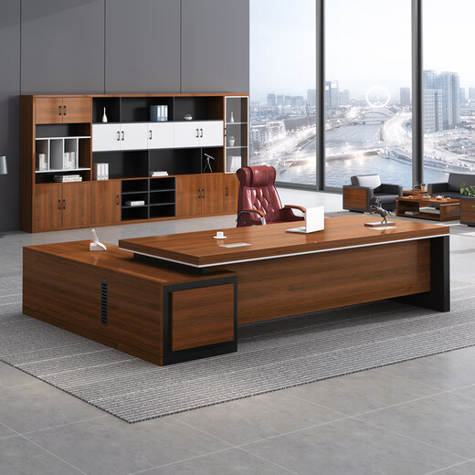 Shengli single boss office desk and chair manager table president table combination executive desk boss table 1.8*0.8 meters single table