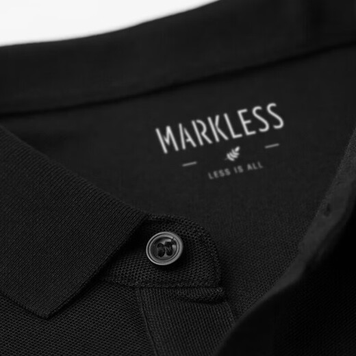 MARKLESSPOLO shirt men's spring and summer business short-sleeved casual top TXB0698M3 black L