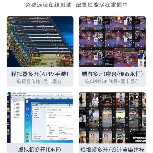 Intel Xeon E5 host 2696V3/2686V4 desktop computer game brick e-sports complete machine multi-open virtual machine 64GB 1TB M.2 solid state_28 core 2680V4 dual-way +X9