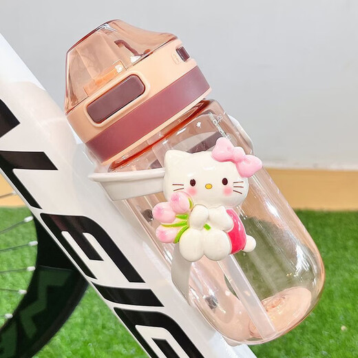 Jie Yintong Bicycle Water Bottle Cage Cute Cartoon Road Cycling Bicycle Mountain Bike Water Cup Holder Universal Equipment Accessory White Randomly Two Types + Installation Tools (can be noted)