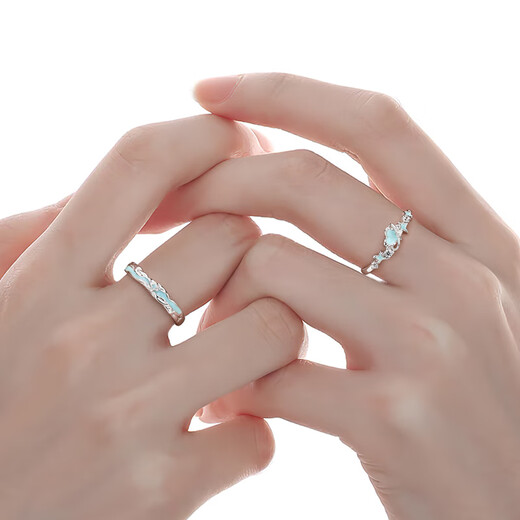 DRIG sterling silver ring couple ring 2025 new niche design confession proposal anniversary birthday gift for girlfriend Light Year Realm couple ring light luxury gift box