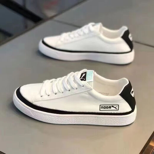 Zapatos de skateboard fsat zapatos planos de lona 2024 zapatos de primavera y verano zapatos bajos zapatos versátiles versátiles versátiles hombres negros oro 40