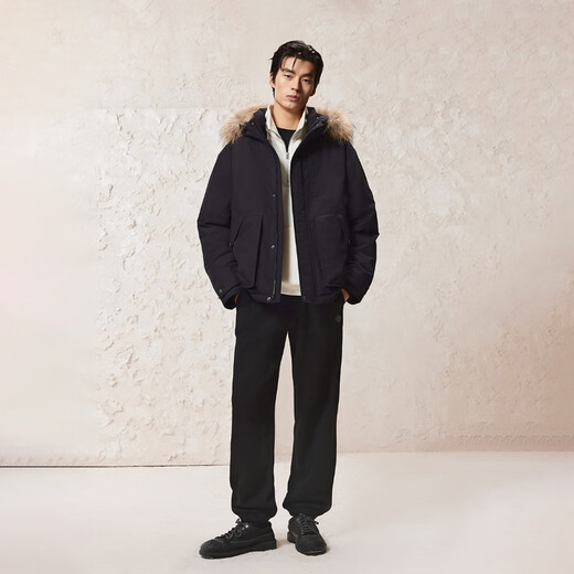 JACK&JONES men's winter waffle composite velvet elastic drawstring loose sports pants long pants 22541D015