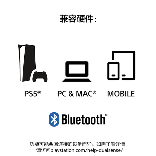 Sony (SONY) PS5 PlayStation DualSense Wireless Game Controller ps5 Controller-Midnight Black