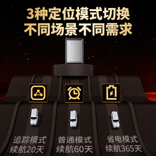 Miyanghuai GPS locator 5G micro installation-free car positioning artifact vehicle tracker anti-theft and anti-lost tracker flagship model 5G precise positioning + zero cost + low power consumption