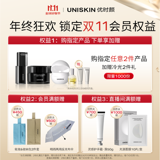 UNISKIN Wang Chuqin's same style 4th generation smile eye cream 18g moisturizing, lightening lines and tightening collagen PDRN gift birthday