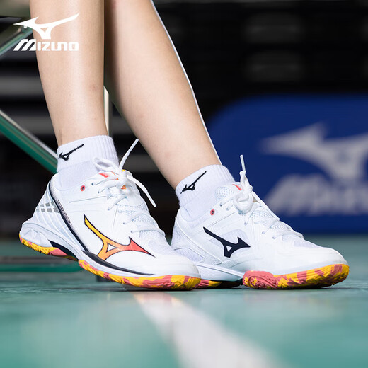 Mizuno (MIZUNO) Eagle Claw 3 generation badminton shoes WAVE CLAW 3 lightweight and flexible men's and women's competition new product Beast Tooth 2 Chixia Orange Eagle Claw 3 new model on the market 41 =265mm