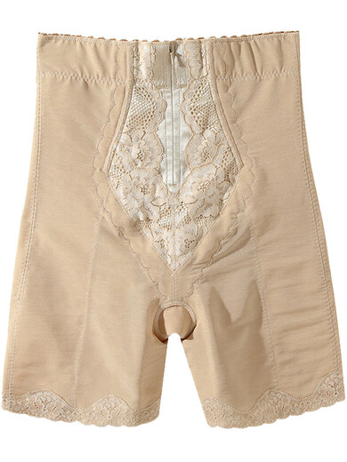 Evergreen Slim Body Manager Women's Zip High Waist Strong Belly Slim Waist Lift Hip Hip Sculpting Body Shaping Pants Black Nine-Point Pants 106 (135-145Jin Jin is equal to 0.5kg)