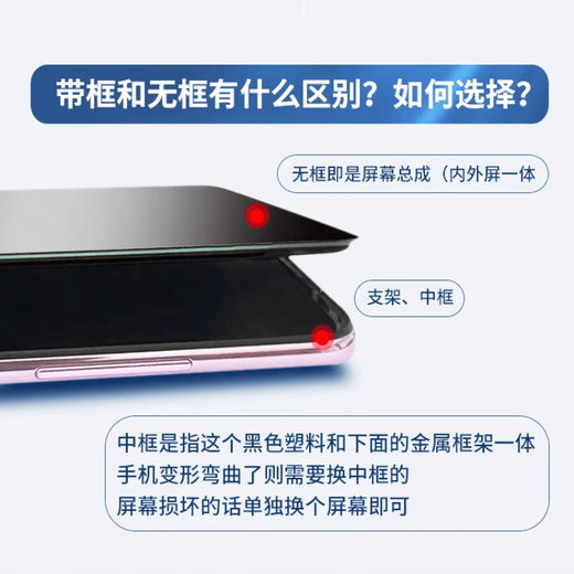 原装屏幕适用于华为畅享60X屏幕总成带框STG-AL00手机屏幕内外屏 畅享60X屏幕带框[新全彩]