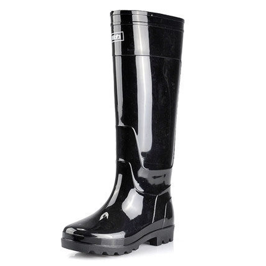 Huili Rain Boots Мужская обувь супер высокая трубка водонепроницаемая обувь на открытом воздухе.