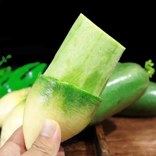 Jingmi Shandong Weifang fruit radish net weight 9Jin Jin is equal to 0.5kg, single fruit starting from 280g, green radish vegetable, straight from the source