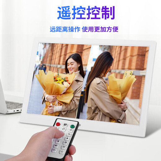Shockwave 15-Zoll-Digitalfotorahmen, elektronische Fotoalbum-Werbemaschine, 7/8/10/12/17-Zoll-Videofoto-Musikständer, kommerzielle Super-Werbung, automatische Wiedergabe, 15-Zoll-Ultra-Clear_(32G_U-Disk)